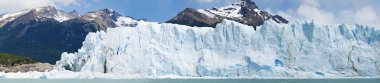 Patagonia: the front of the Upsala Glacier in the Glaciers National Park clipart