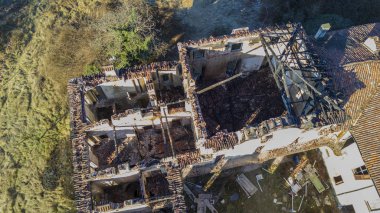 Villa Medolago Rasini, Limbiate 18 Ocak 2017 havadan görünümü