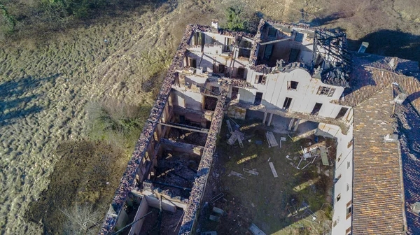 Villa Medolago Rasini, Limbiate 18 Ocak 2017 havadan görünümü