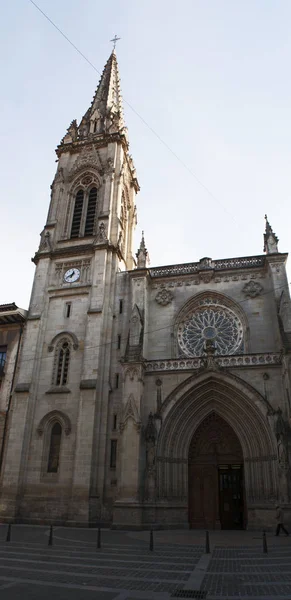 Bilbao: Bazylika katedry w Santiago, Kościół katolicki na starym mieście zbudowany w stylu gotyckim między ostatnim kwartale z Xiv wieku i na początku Xvi — Zdjęcie stockowe