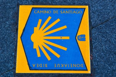 Bilbao: Camino de Santiago, hac yere tabelada havari St. James Tapınak için harika Santiago de Compostela içinde rota 