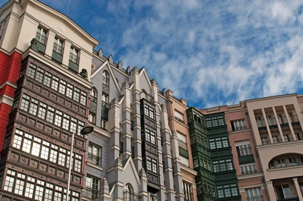 Paesi Baschi, Spagna: veduta dei palazzi nello skyline di Bilbao — Foto Stock