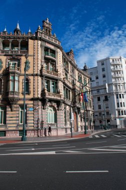 Bask Bölgesi: Bilbao, saraylar görünümünü ve Binalar yeni şehrin manzarası