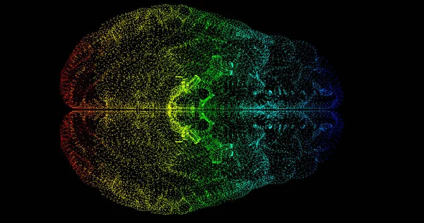 Brain degeneratieve ziekten, Parkinson, Alzheimer de, 3D-rendering — Stockfoto