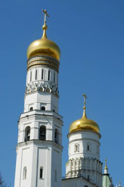 Rusya: Ivan büyük çan kulesi, Moskova Kremlin karmaşık, kulenin en yüksek 1508 için katedral Meydanı (Sobornaya Meydanı'nda Rus Ortodoks katedraller inşa)