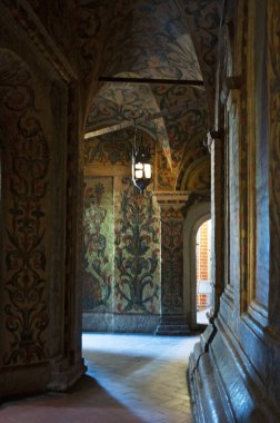 Moskova: fener Aziz Basil Katedrali iç galerilerde çiçek süs eşyaları, dünya ünlü Ortodoks kilise ve Kızıl Meydan artık bir müze nerede fotoğraf çekmek için izin