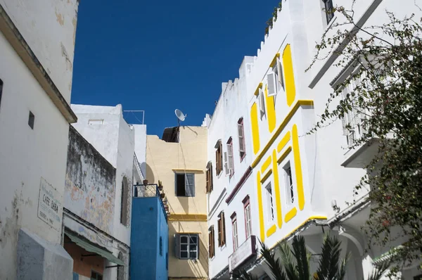 Maroko, Afryka Północna: wąskie uliczki miasta Tanger, miasta na wybrzeżu Maghrebu, strzegących Cieśninę Gibraltarską z jego unikalny mieszanka kultur, od wieków w Europie bramy do Afryki — Zdjęcie stockowe