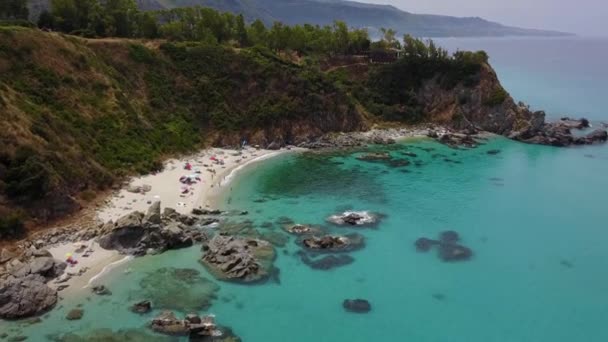 Paradiso Del Sub Spiaggia Con Promontorio Affacciato Sul Mare Zambrone Calabria Italia Immersioni Subacquee Relax E Vacanze Estive Sulle Coste Italiane Spiagge E Rocce Vista Aerea