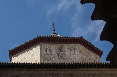 İspanya: Patio de Las Doncellas, genç kızları avlu, Kral Peter ı Sarayı Alcazar Seville, ünlü Kraliyet Sarayı'nın kamu alanının mimari detaylar