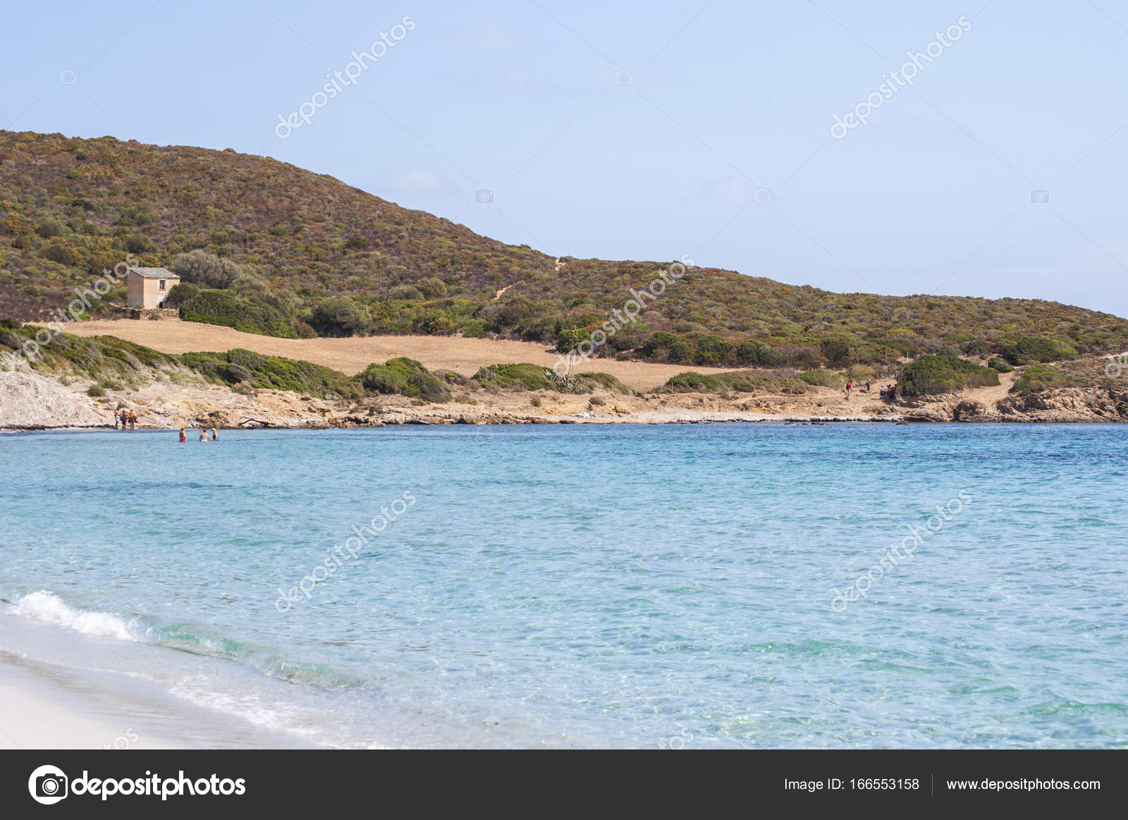 Corsica View Of Plage De Tamarone Tamarone Beach One Of
