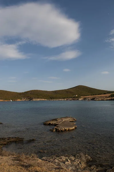 Corsica: Görünüm Plage de Santa Maria, Cap Corse, kumlu ve kayalık koyları Akdeniz maki tarafından çevrili uzun bir streç en ünlü ve vahşi plajları
