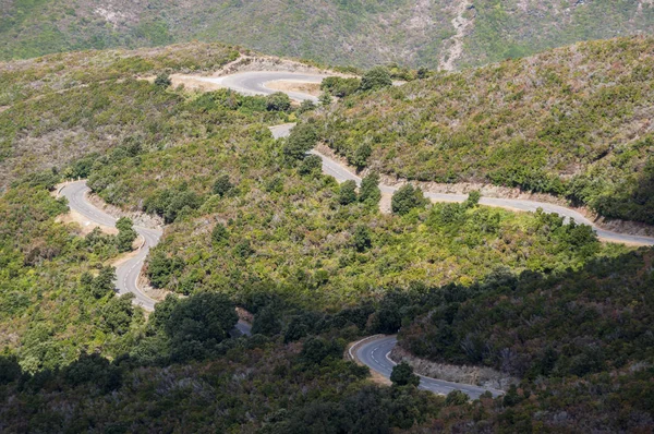 Korsika: Akdeniz maki ve Cap Corse, onun tabiat manzarası için ünlü Fransız adasının Kuzey yarımadanın Batı tarafında sarma yollar
