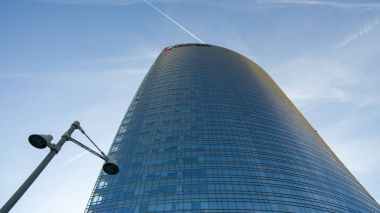 Unicredit tower, kare Gae Aulenti, Milan, İtalya