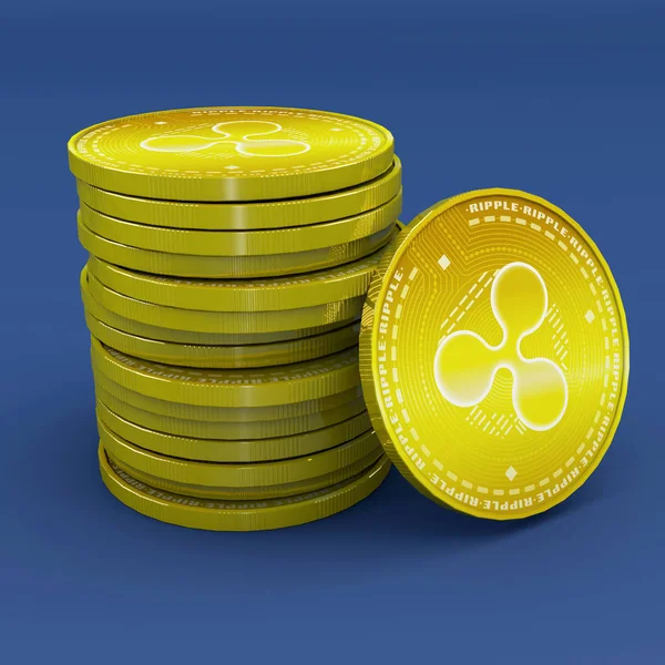 Ripple Xrp Cryptocurrency Money Virtual Currency Transitions — Stock Photo, Image