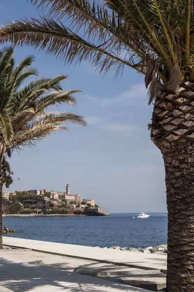 Corsica 2017 Skyline Dell Antica Cittadella Bastia Città Nord Est — Foto Stock