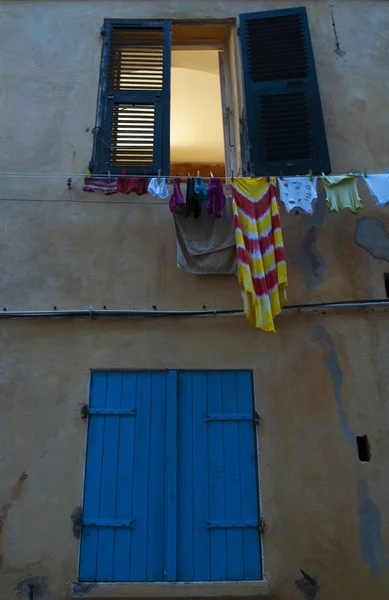 Corsica 2017 Details Streets Alleys Old Citadel Bastia City Northeast — Stock Photo, Image