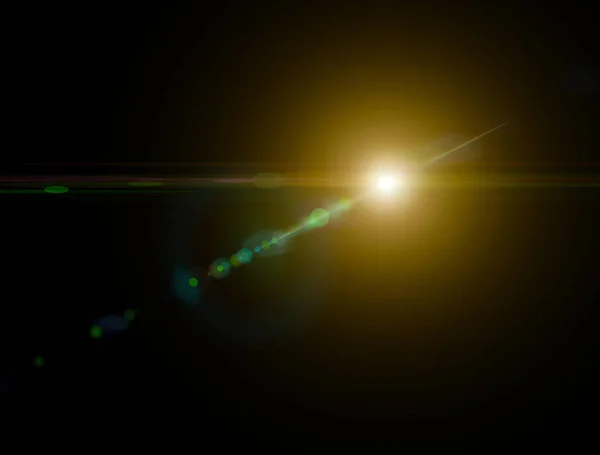 Licht Heller Sonnenstrahl Weltraum Sternglühen Weißes Licht — Stockfoto