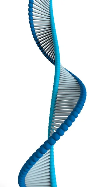 Dna Ácido Desoxirribonucleico Uma Cadeia Nucleotídeos Semelhante Fio Que Carrega — Fotografia de Stock