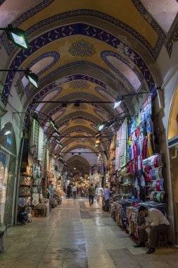 Istanbul, Turkey, Middle East: an alley inside the Grand Bazaar, one of the largest and oldest covered markets in the world with 61 covered streets and over 4,000 shops, one of the city top attractions and shopping mall
