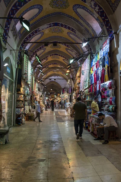 Istanbul Turkey Middle East Alley Grand Bazaar One Largest Oldest — Stok fotoğraf