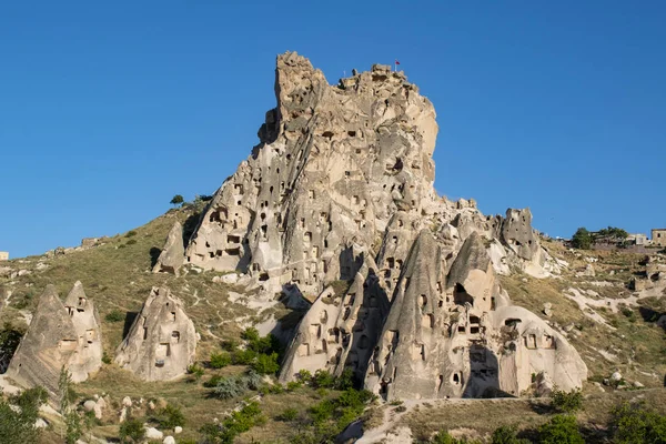 Cappadocia Turchia Europa Camini Favola Mozzafiato Veduta Aerea Nevsehir Neapolis — Foto Stock