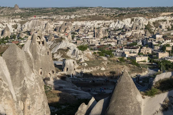 Cappadocia Turkey Europe Landscape Famous Region Resulted Thousands Years Volcanic — 스톡 사진