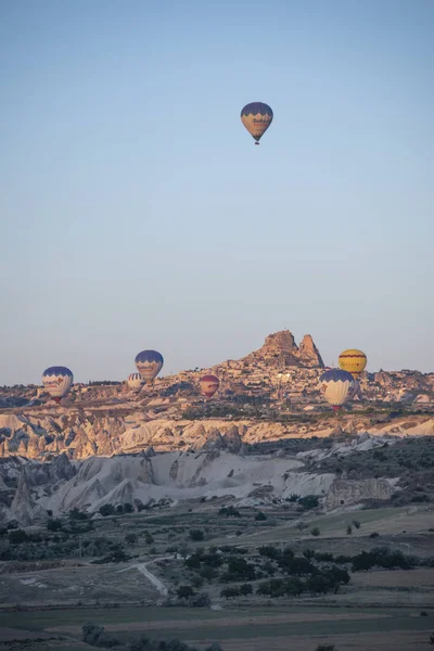 Cappadocia Turkey Europe 2019 Aerial View Uchisar Ancient Famous Town — 스톡 사진