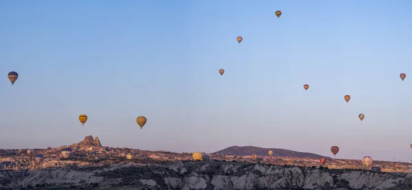 Kappadokien Turkiet Europa 2019 Flygfoto Över Uchisar Antik Och Berömd — Stockfoto