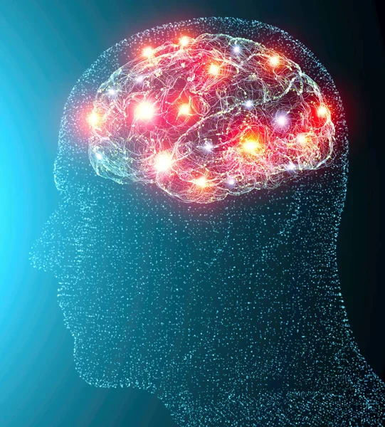 Zicht Synapsen Hersenverbindingen Neuronen Synapsen Communicatie Hersenstimulus Neurale Netwerk Circuit — Stockfoto