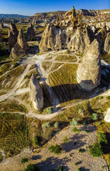 Luftaufnahme Des Goreme Nationalparks Goreme Tarihi Milli Parki Türkei Die — Stockfoto