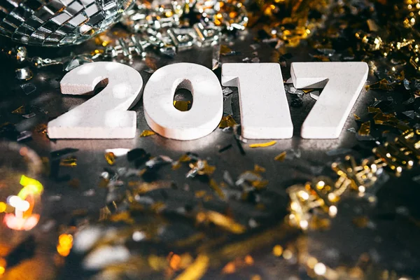 Grunge-Hintergrund für Silvester 2017 — Stockfoto