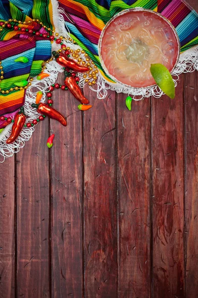 Background: Celebrazione Cinco De Mayo con Margarita — Foto Stock
