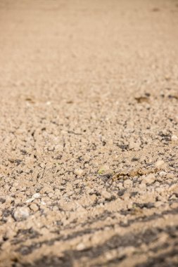 Toprağı sürdüm, tarlayı sürdüm. Yiyecek tedariği kavramı. 