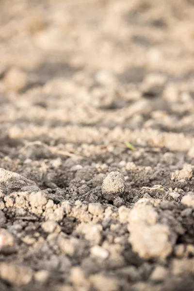 Geploegde Grond Landbouwgebied Concept Voor Voedselvoorziening — Stockfoto