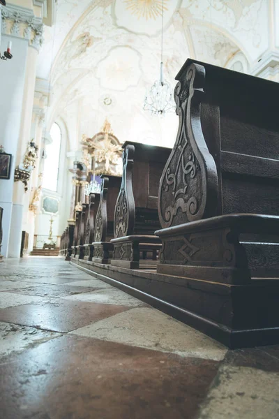 Interieur Van Een Barokke Kerk Oostenrijk — Stockfoto