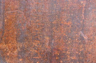 Paslı grunge demir metal arka plan dokusu. Boşluğu kopyala. 