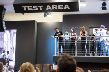 Antonio Cairoli dokuz kez Grand Prix motokros dünya şampiyonu Eicma 2019 'da sahnede.