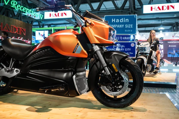 Panther Model uma motocicleta elétrica da HADIN American Company — Fotografia de Stock