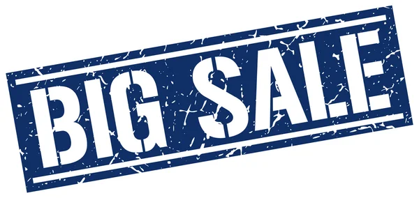 Big sale square grunge stamp — Stock Vector