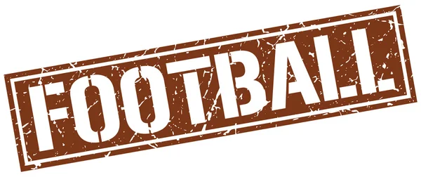 Football square grunge stamp — Διανυσματικό Αρχείο