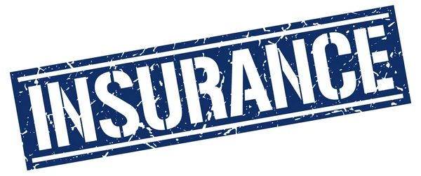 Insurance square grunge stamp — Διανυσματικό Αρχείο