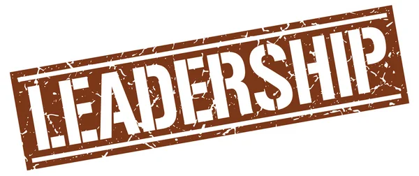 Квадратная марка лидерства — стоковый вектор