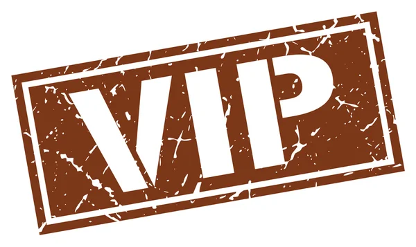 VIP-vierkante grunge stempel — Stockvector