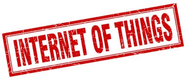 Internet şeyler kare damga