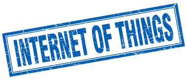 Internet şeyler kare damga