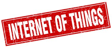 Internet şeyler kare damga