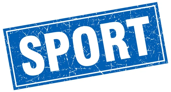 Sportquadratische Marke — Stockvektor