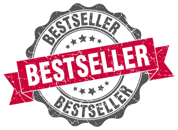 Bestseller razítko. podepište. těsnění — Stockový vektor