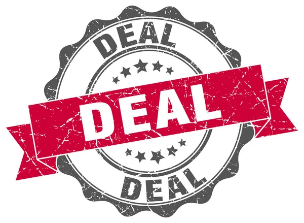 Stempel van de deal. teken. Seal — Stockvector