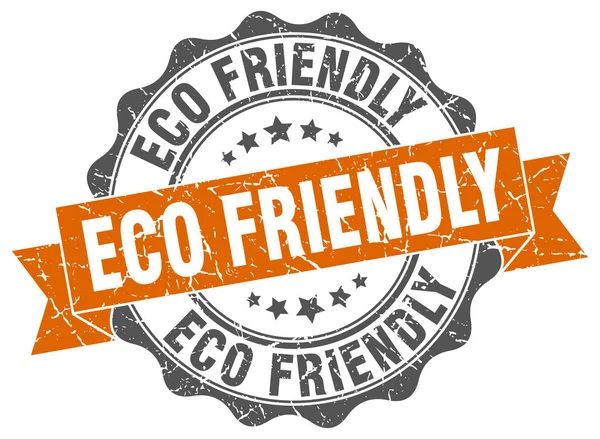 Sello ecológico. Firma. sello — Vector de stock